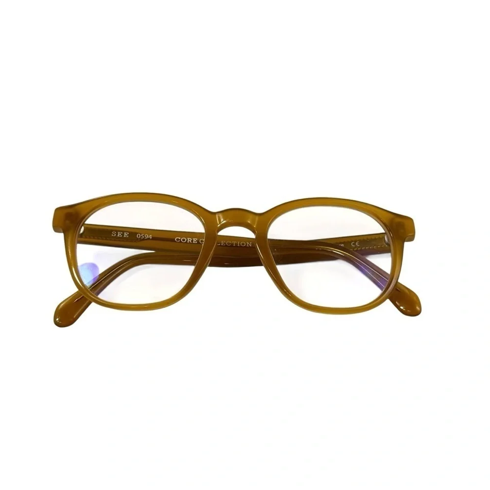 See core collection 0594 round prescription glasses frames made in France